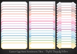 Easter Egg Hunt Sentiment Tiles