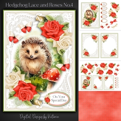 Hedgehog Lace and Roses No.4