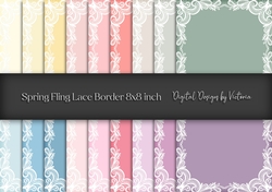 Spring Fling Lace Border