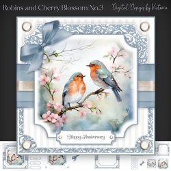 Robins and Cherry Blossom No.3