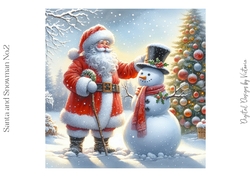 Santa and Snowman No.2