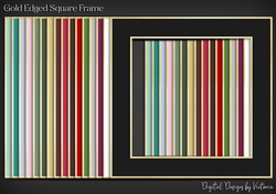 Gold Edged Square Frame