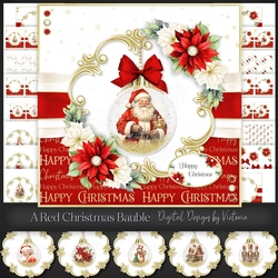 A Red Christmas Bauble