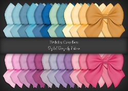 Birthday Cake Bow