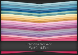 Birthday Cake Ribbon Wrap