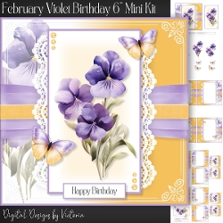 February Violet Birthday