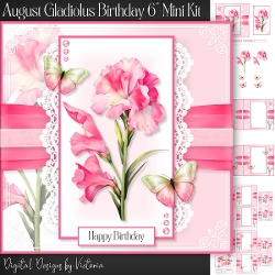 August Gladiolus Birthday