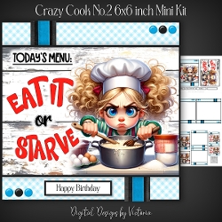 cup1382078_43136 - Crazy Cook No.2 6x6 inch Mini Kit