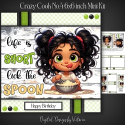Crazy Cook No.4 6x6 inch Mini Kit
