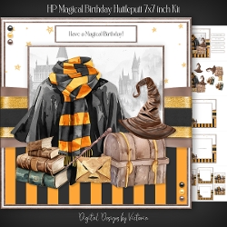 HP Magical Birthday Hufflepuff 7x7 inch Kit