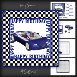Blue Car Mini Kit