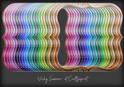 Glitter Frames set of 22