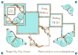 Aqua Butterfly