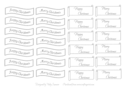 Christmas Banner Silver