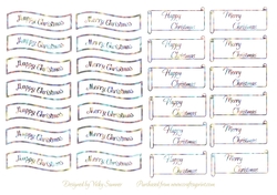 Christmas Banner Multi Coloured
