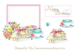 Happy Birthday Card Topper