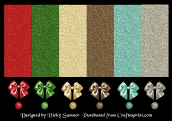 Christmas Foil Papers and Embelishments
