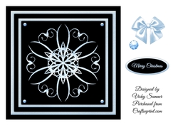 Icy Blue Snowflake 5
