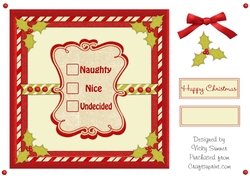 Naughty or Nice Christmas Card