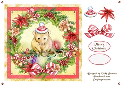 Little Mouse Hanging the Lights