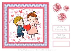 Cartoon Wedding Card