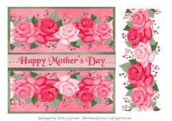 Mothers Day Rose Card