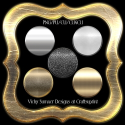 Shiny Chunky Fancy Frames set of 6