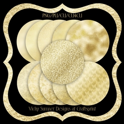 Gold Leaf Fancy Slim Frames set of 12