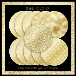 Gold Leaf Slim Frames set of 12