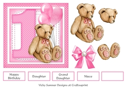 1st Birthday Teddy Bear