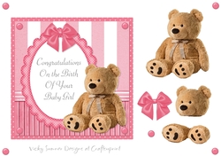 Baby Girl Teddy Bear