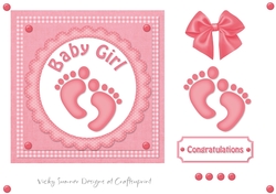 Baby Girl Footprints