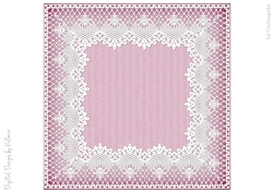 Satin and Lace 8x8 No.4