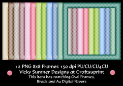 Natural Polka Dot 8 Square Frame