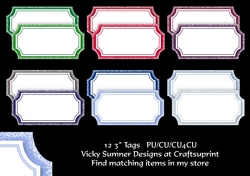 Frosted Edge Sentiment Tags
