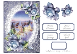 A5 Christmas Scene 6