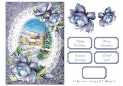 A5 Christmas Scene 7
