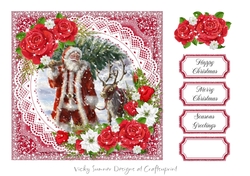 Christmas Floral Red 4