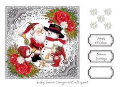 Christmas Floral Red 4