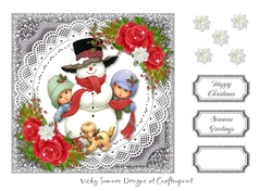 Christmas Floral Red 6