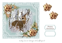 Deer In The Snow 2