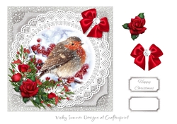 Robin Christmas Scene 8