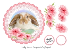Bunny Scolloped Topper 2