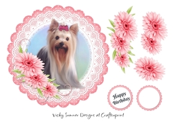 Dog Scolloped Topper 1