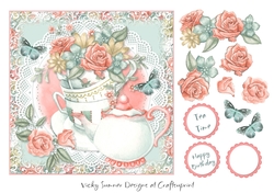 Time for Tea 7x7 Topper