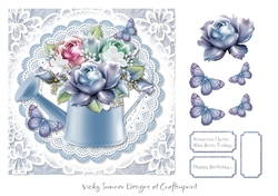 Watering can Full of Roses 3