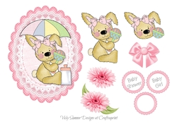 Baby Shower Girl Topper 1