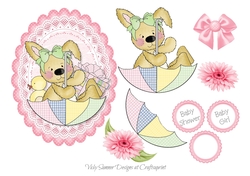 Baby Shower Girl Topper 3