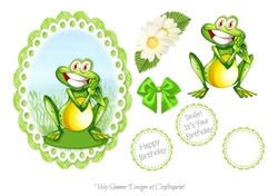 Birthday Frog Topper 5