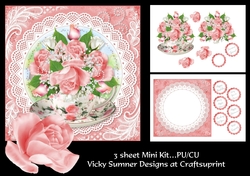 Rose China Cup Posey